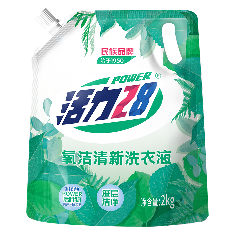 氧洁清新洗衣液